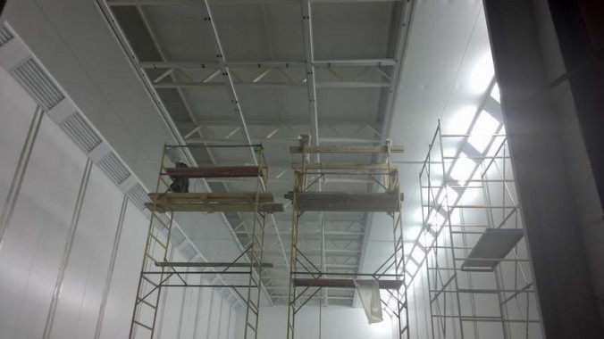 Строительство покрасочно-сушильной камеры для оборудования химической, нефтяной и газовой промышленности г. Димитровград, Завод ООО "Димитровградхиммаш"