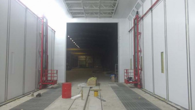 Строительство покрасочно-сушильной камеры для оборудования химической, нефтяной и газовой промышленности г. Димитровград, Завод ООО "Димитровградхиммаш"