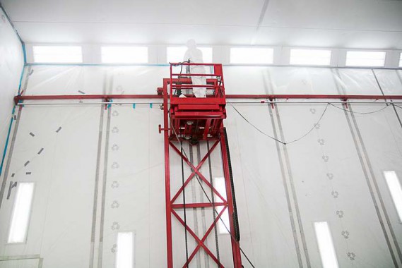 Покрасочно-сушильная камера для оборудования химической, нефтяной и газовой промышленности г. Димитровград, Завод ООО "Димитровградхиммаш"