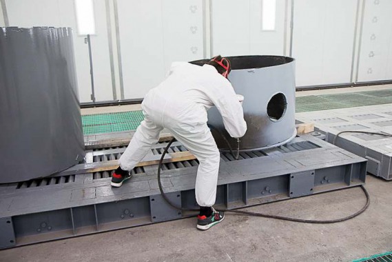 Покрасочно-сушильная камера для оборудования химической, нефтяной и газовой промышленности г. Димитровград, Завод ООО "Димитровградхиммаш"