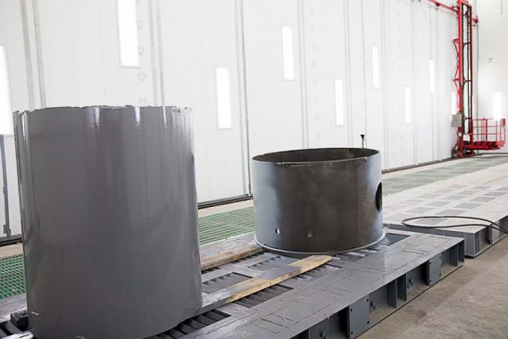 Покрасочно-сушильная камера для оборудования химической, нефтяной и газовой промышленности г. Димитровград, Завод ООО "Димитровградхиммаш"