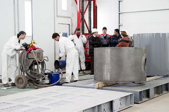 Покрасочно-сушильная камера для оборудования химической, нефтяной и газовой промышленности г. Димитровград, Завод ООО "Димитровградхиммаш"