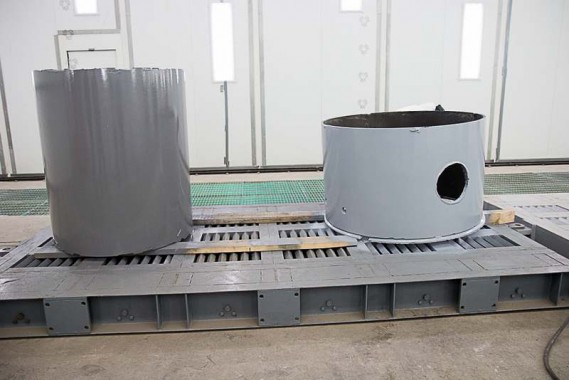 Покрасочно-сушильная камера для оборудования химической, нефтяной и газовой промышленности г. Димитровград, Завод ООО "Димитровградхиммаш"