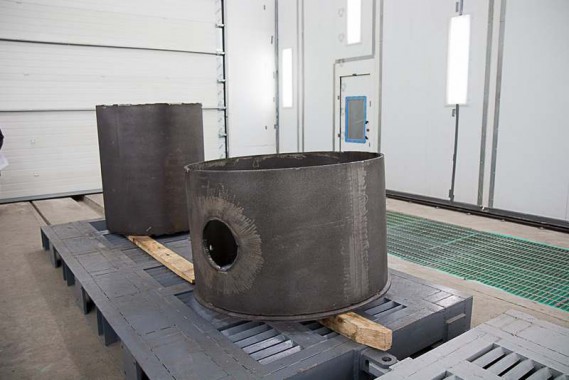 Покрасочно-сушильная камера для оборудования химической, нефтяной и газовой промышленности г. Димитровград, Завод ООО "Димитровградхиммаш"