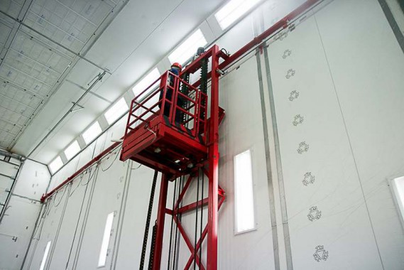 Покрасочно-сушильная камера для оборудования химической, нефтяной и газовой промышленности г. Димитровград, Завод ООО "Димитровградхиммаш"