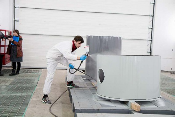 Покрасочно-сушильная камера для оборудования химической, нефтяной и газовой промышленности г. Димитровград, Завод ООО "Димитровградхиммаш"