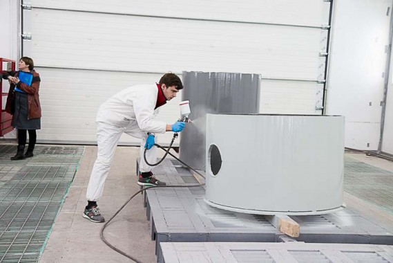 Покрасочно-сушильная камера для оборудования химической, нефтяной и газовой промышленности г. Димитровград, Завод ООО "Димитровградхиммаш"