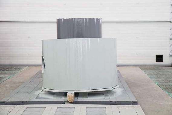 Покрасочно-сушильная камера для оборудования химической, нефтяной и газовой промышленности г. Димитровград, Завод ООО "Димитровградхиммаш"