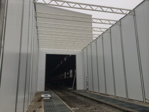 Строительство покрасочно-сушильной камеры для оборудования химической, нефтяной и газовой промышленности г. Димитровград, Завод ООО "Димитровградхиммаш"