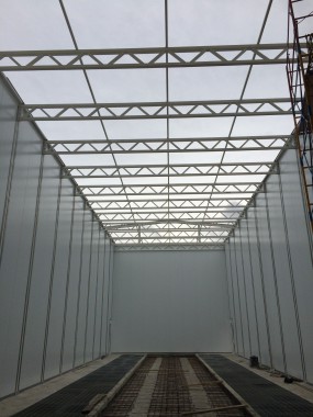 Строительство покрасочно-сушильной камеры для оборудования химической, нефтяной и газовой промышленности г. Димитровград, Завод ООО "Димитровградхиммаш"