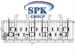 Тупиковая окрасочно-сушильная камера для вагонов и локомотивов SPK-32.7.7 РОССИЯ Тупиковая окрасочно-сушильная камера для вагонов и локомотивов SPK-32.7.7 РОССИЯ