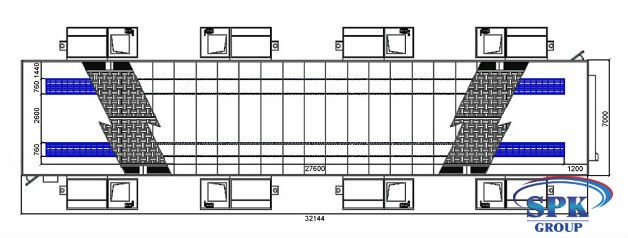Тупиковая окрасочно-сушильная камера для вагонов и локомотивов SPK-32.7.7 РОССИЯ Тупиковая окрасочно-сушильная камера для вагонов и локомотивов SPK-32.7.7 РОССИЯ