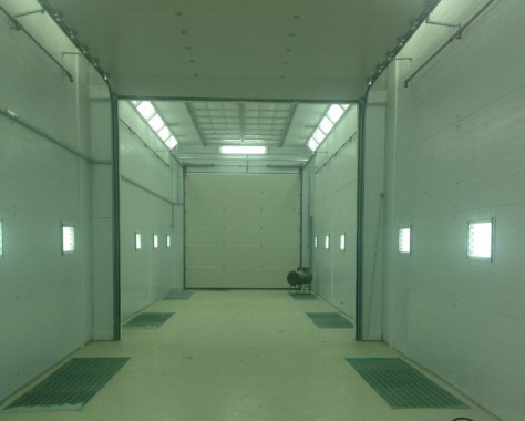 Строительство покрасочно-сушильной камеры проходного типа SPK-24.5.5 г. Набережные Челны Строительство покрасочно-сушильной камеры проходного типа SPK-24.5.5 г. Набережные Челны