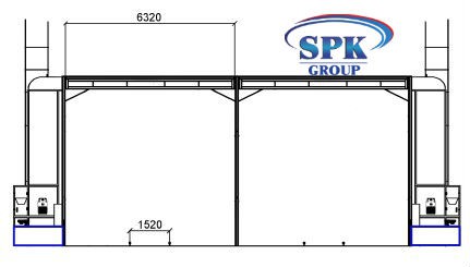 Модернизация проходной окрасочно сушильной камеры для вагонов SPK-25.13.6 Модернизация проходной окрасочно сушильной камеры для вагонов SPK-25.13.6