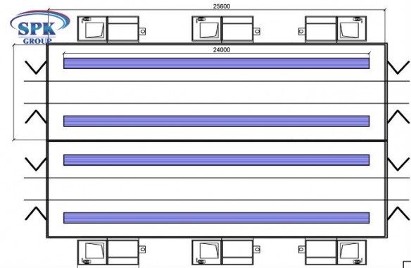 Модернизация проходной окрасочно сушильной камеры для вагонов SPK-25.13.6 Модернизация проходной окрасочно сушильной камеры для вагонов SPK-25.13.6