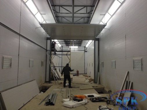 Строительство покрасочно-сушильной камеры проходного типа SPK-24.5.5 г. Набережные Челны Строительство покрасочно-сушильной камеры проходного типа SPK-24.5.5 г. Набережные Челны