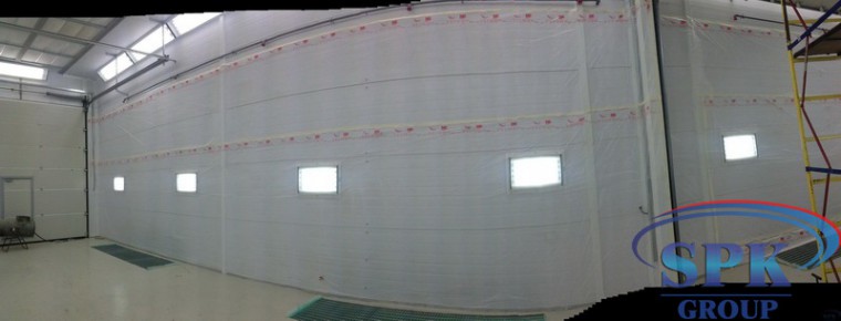 Строительство покрасочно-сушильной камеры проходного типа SPK-24.5.5 г. Набережные Челны Строительство покрасочно-сушильной камеры проходного типа SPK-24.5.5 г. Набережные Челны