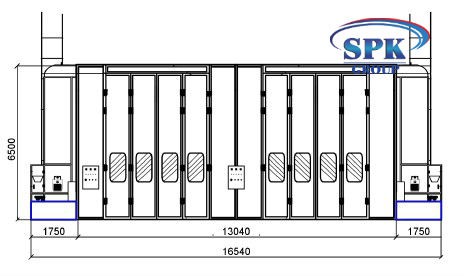 Модернизация проходной окрасочно сушильной камеры для вагонов SPK-25.13.6 Модернизация проходной окрасочно сушильной камеры для вагонов SPK-25.13.6