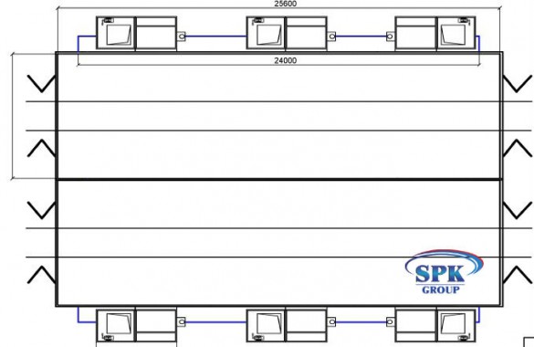 Модернизация проходной окрасочно сушильной камеры для вагонов SPK-25.13.6 Модернизация проходной окрасочно сушильной камеры для вагонов SPK-25.13.6