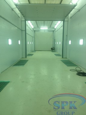 Строительство покрасочно-сушильной камеры проходного типа SPK-24.5.5 г. Набережные Челны Строительство покрасочно-сушильной камеры проходного типа SPK-24.5.5 г. Набережные Челны