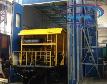 Окрасочно-сушильная камера для окраски поездов SPK 30.7.7 Россия