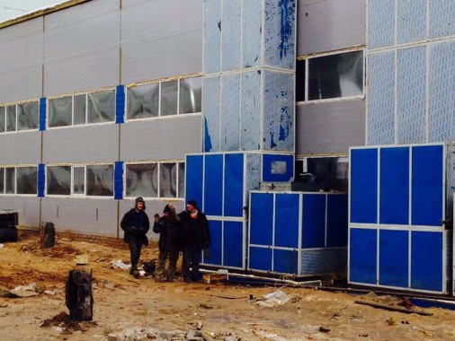 Окрасочно-сушильная камера  для 6 вагонов SPK-66x21x6 Россия г Новозыбков Окрасочно-сушильная камера  для 6 вагонов SPK-66x21x6 Россия г Новозыбков