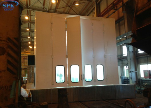 Покрасочно-сушильный комплекс для вагонов SPK-18x6x5 Покрасочно-сушильный комплекс для вагонов SPK-18x6x5