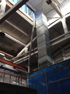 Строительство покрасочно-сушильной камеры для 6 вагонов SPK-66x21x6 Россия г. Новозыбков