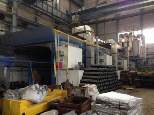 Строительство покрасочно-сушильной камеры для 6 вагонов SPK-66x21x6 Россия г. Новозыбков