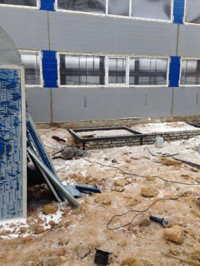 Строительство покрасочно-сушильной камеры для 6 вагонов SPK-66x21x6 Россия г. Новозыбков