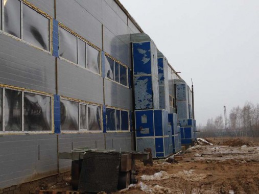 Строительство покрасочно-сушильной камеры для 6 вагонов SPK-66x21x6 Россия г. Новозыбков