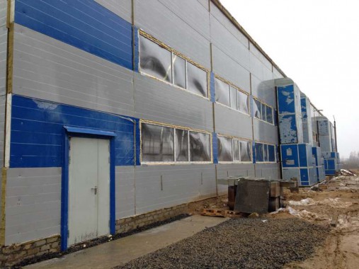 Строительство покрасочно-сушильной камеры для 6 вагонов SPK-66x21x6 Россия г. Новозыбков