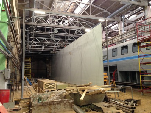 Строительство окрасочно-сушильной камеры для электровозов и локомотивов SPK.