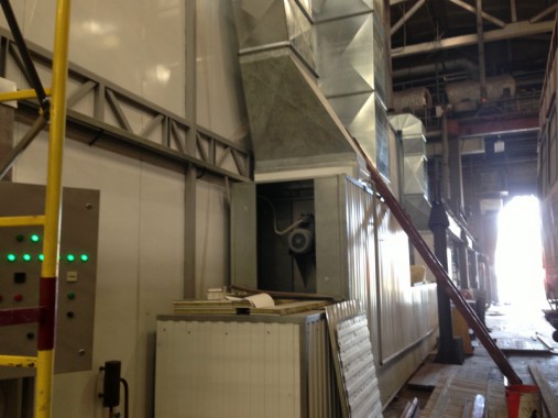 Строительство окрасочно-сушильной камеры для электровозов и локомотивов SPK.