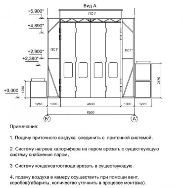 Окрасочно-сушильная камера для электровозов и локомотивов SPK  Окрасочно-сушильная камера для электровозов и локомотивов SPK
