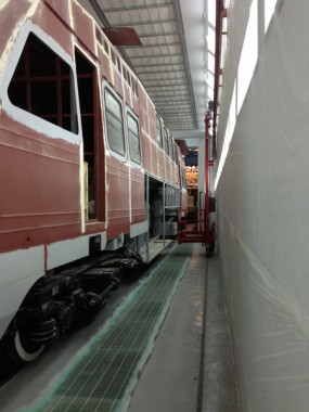 Окрасочно-сушильная камера для электровозов и локомотивов SPK  Окрасочно-сушильная камера для электровозов и локомотивов SPK