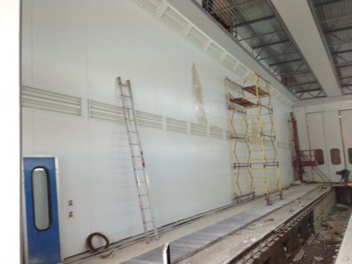 Окрасочно-сушильная камера для электровозов и локомотивов SPK  Окрасочно-сушильная камера для электровозов и локомотивов SPK