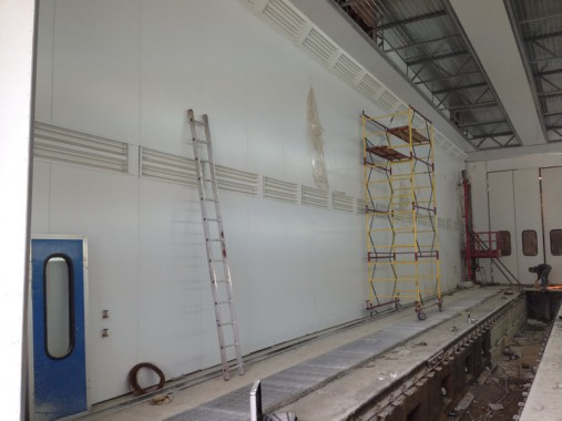 Окрасочно-сушильная камера для электровозов и локомотивов SPK  Окрасочно-сушильная камера для электровозов и локомотивов SPK