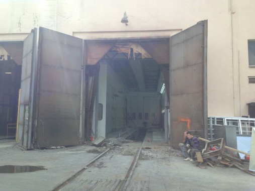 Окрасочно-сушильная камера для электровозов и локомотивов SPK  Окрасочно-сушильная камера для электровозов и локомотивов SPK