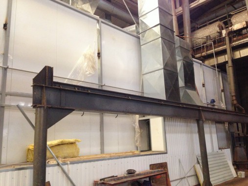 Окрасочно-сушильная камера для электровозов и локомотивов SPK  Окрасочно-сушильная камера для электровозов и локомотивов SPK