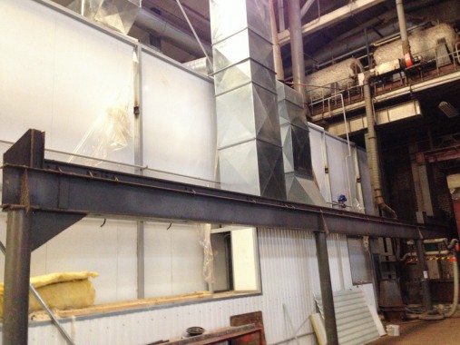 Окрасочно-сушильная камера для электровозов и локомотивов SPK  Окрасочно-сушильная камера для электровозов и локомотивов SPK