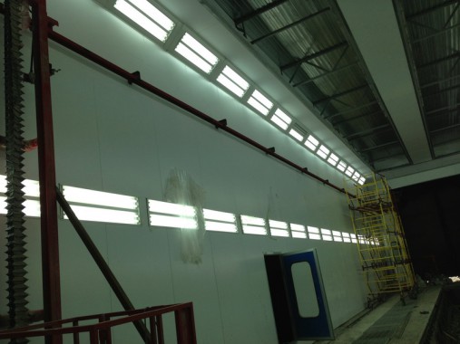 Окрасочно-сушильная камера для электровозов и локомотивов SPK  Окрасочно-сушильная камера для электровозов и локомотивов SPK