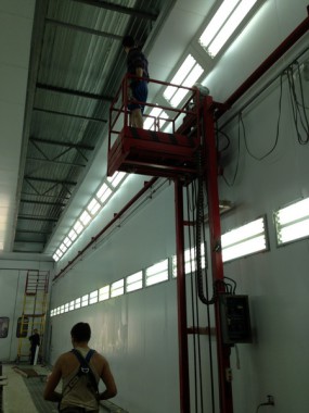 Окрасочно-сушильная камера для электровозов и локомотивов SPK  Окрасочно-сушильная камера для электровозов и локомотивов SPK