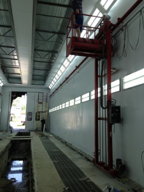 Окрасочно-сушильная камера для электровозов и локомотивов SPK  Окрасочно-сушильная камера для электровозов и локомотивов SPK