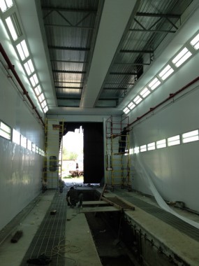 Окрасочно-сушильная камера для электровозов и локомотивов SPK  Окрасочно-сушильная камера для электровозов и локомотивов SPK