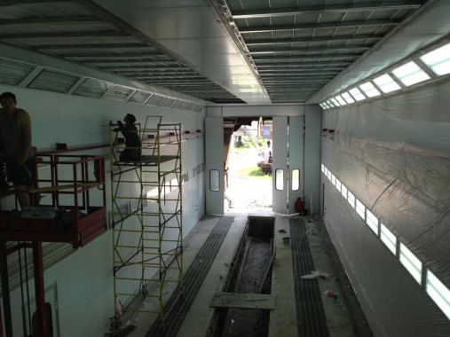 Окрасочно-сушильная камера для электровозов и локомотивов SPK  Окрасочно-сушильная камера для электровозов и локомотивов SPK