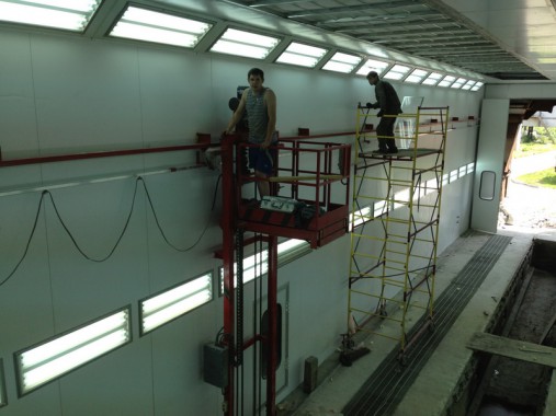 Окрасочно-сушильная камера для электровозов и локомотивов SPK  Окрасочно-сушильная камера для электровозов и локомотивов SPK