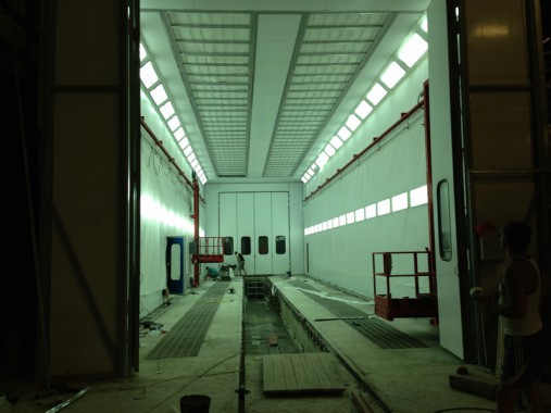 Окрасочно-сушильная камера для электровозов и локомотивов SPK  Окрасочно-сушильная камера для электровозов и локомотивов SPK