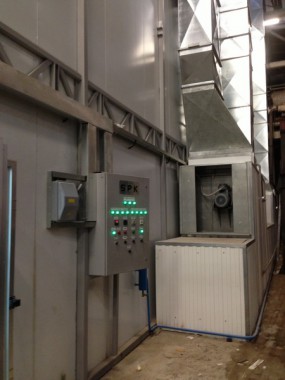 Окрасочно-сушильная камера для электровозов и локомотивов SPK  Окрасочно-сушильная камера для электровозов и локомотивов SPK