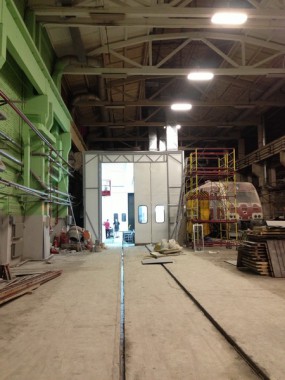 Окрасочно-сушильная камера для электровозов и локомотивов SPK  Окрасочно-сушильная камера для электровозов и локомотивов SPK